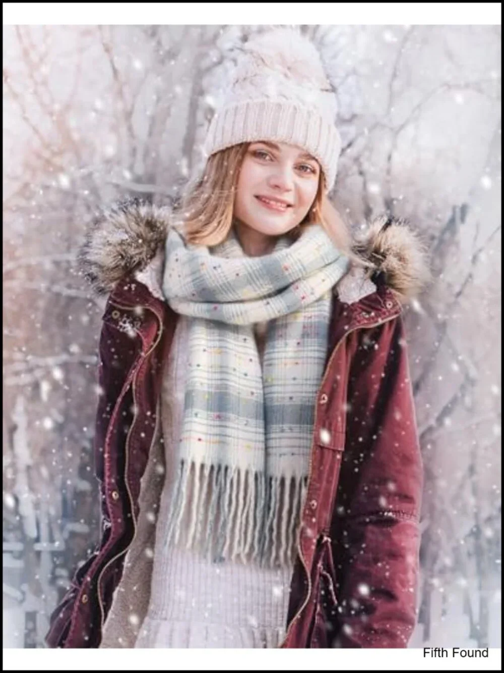 Premium Soft Polyester Blanket Scarf Women Winter Warm Shawl Tassel
